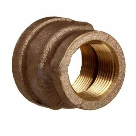 AMERICAN IMAGINATIONS 0.5 in. x 0.375 in. Round Bronze Reducing Coupling AI-38416